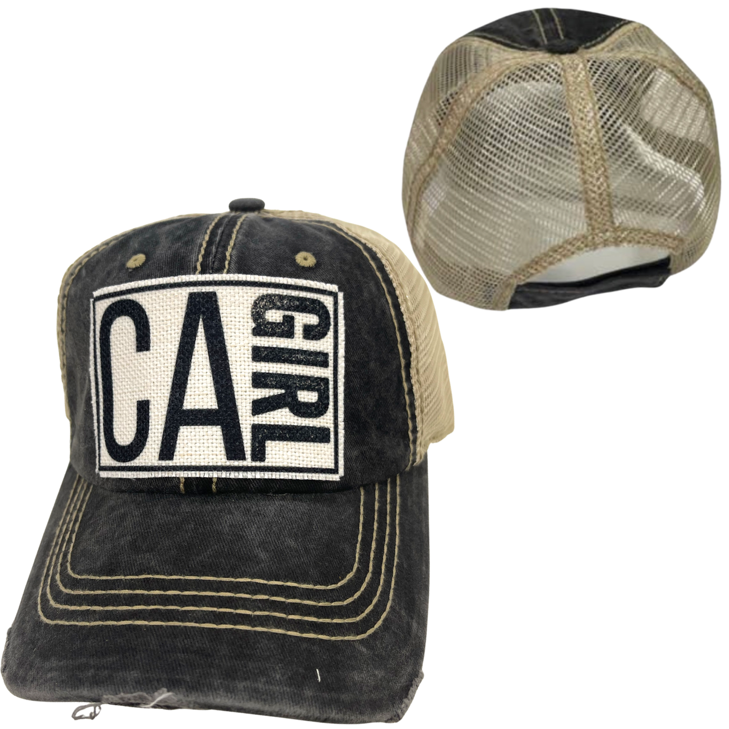 CALIFORNIA GIRL PONYTAIL AND UNISEX HATS
