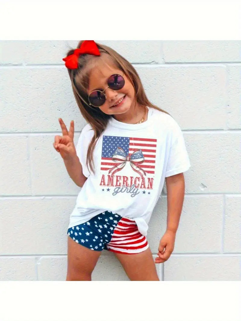 Cayucos Kids American Flag Shirt