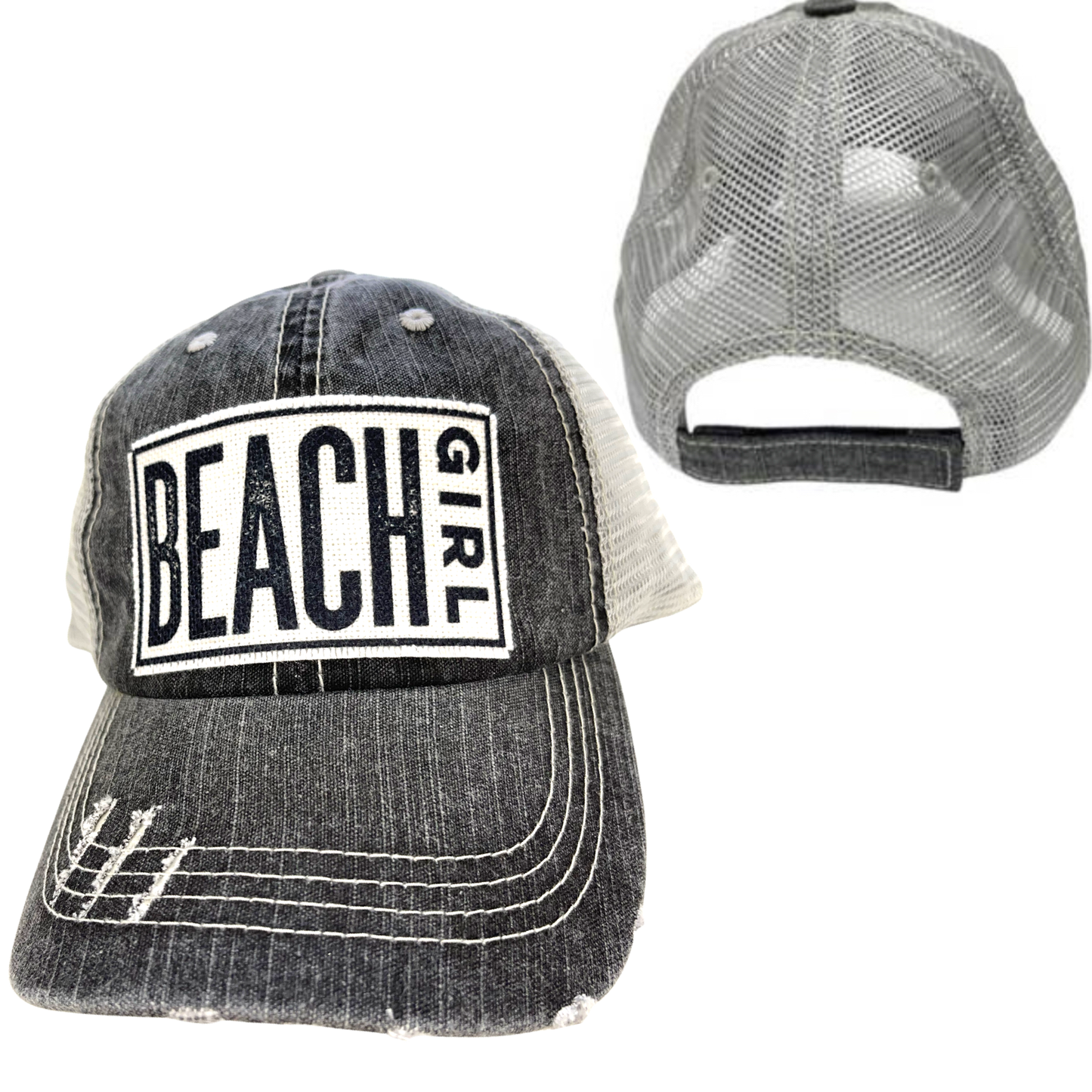 BEACH GIRL | WOMAN'S HAT | DISTRESSED