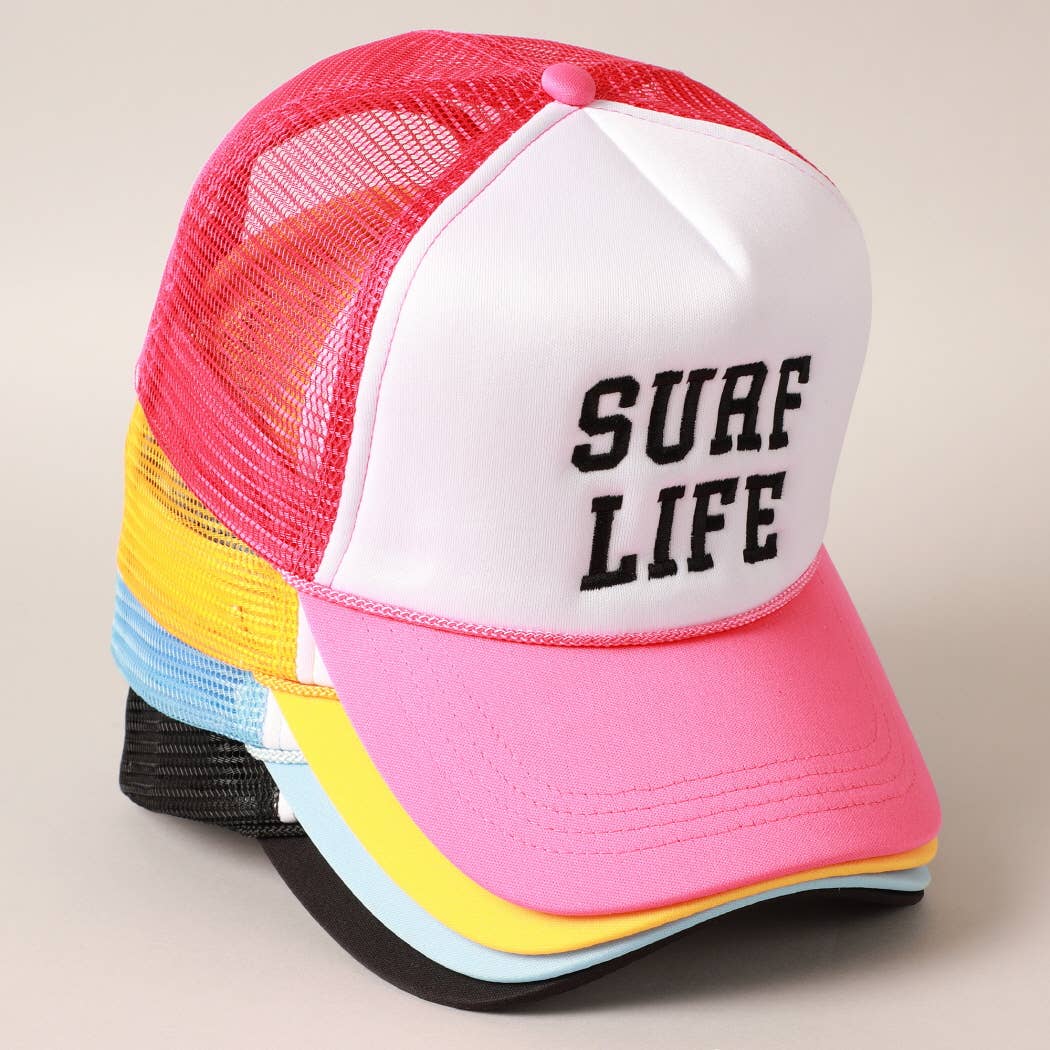 SURF LIFE Foam Trucker Cap: ONE SIZE / FUCH