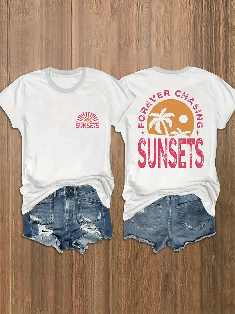 CAYUCOS Women's Sunset Serenade T-Shirt