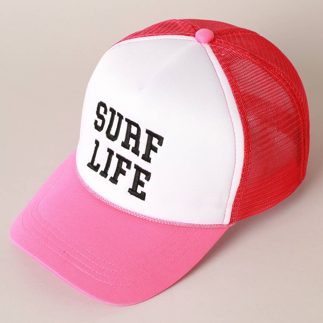 SURF LIFE Foam Trucker Cap: ONE SIZE / FUCH
