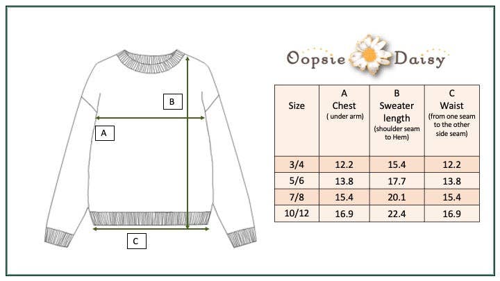 Kids Rainbow Confetti Textured Crew Neck Winter Sweater