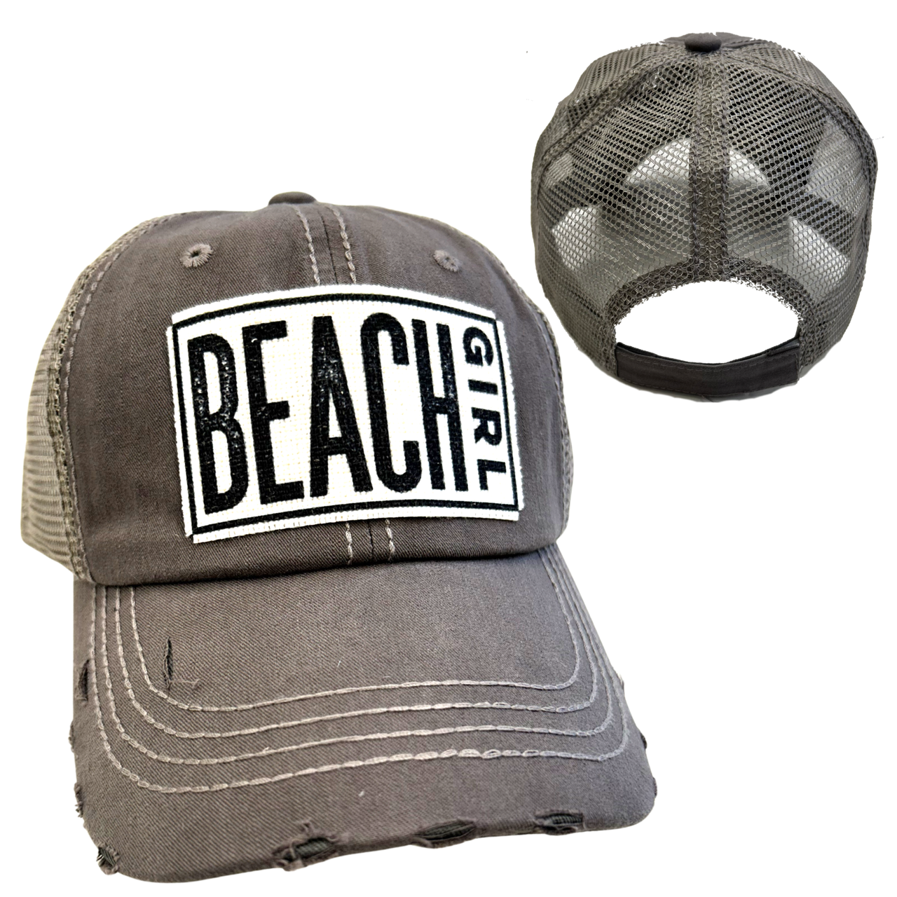 BEACH GIRL | WOMAN'S HAT | DISTRESSED