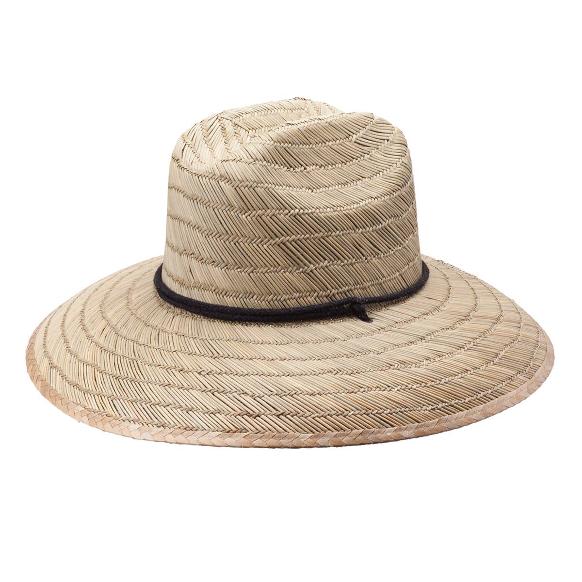 Costa Straw Lifeguard Hat: Dark Brown