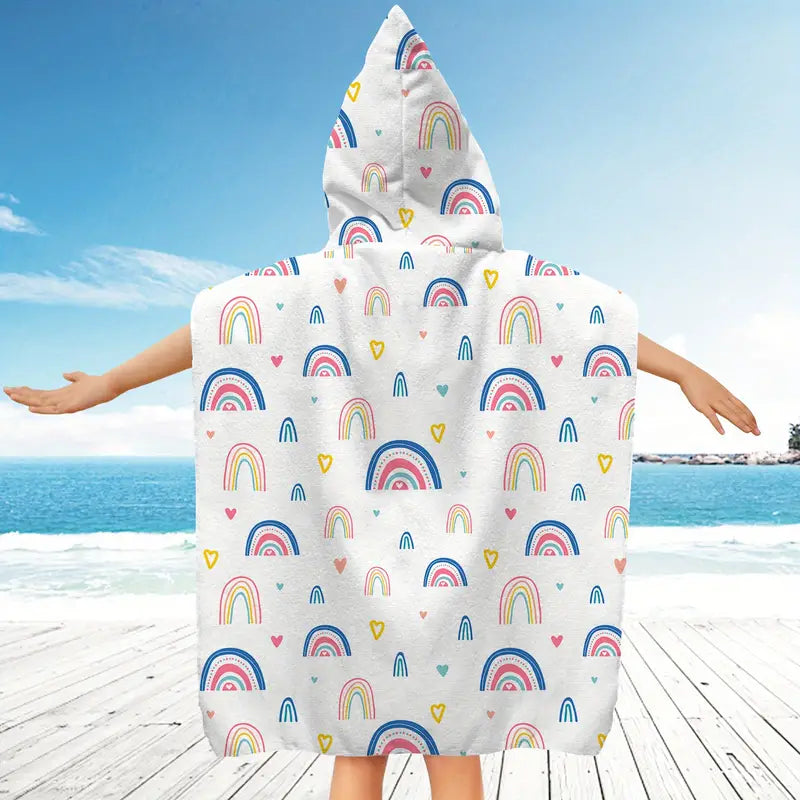KIDS HOODED BEACH TOWEL COVERUP