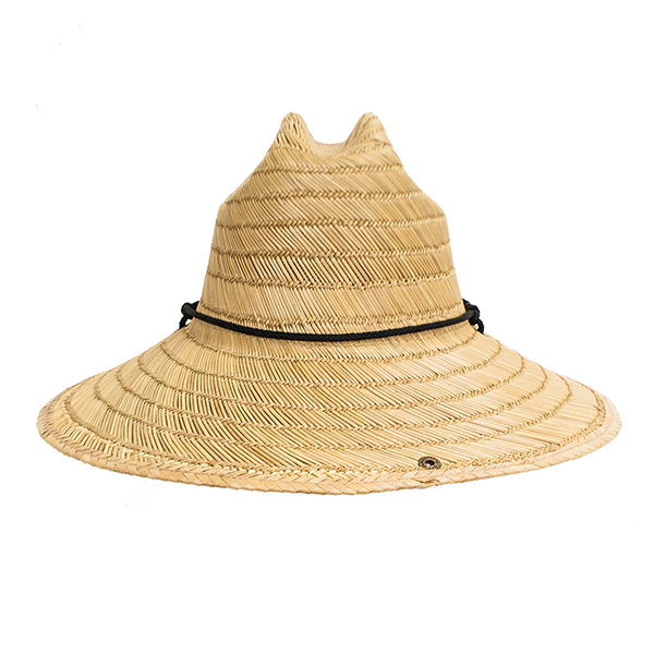 Costa Straw Lifeguard Hat: Dark Brown