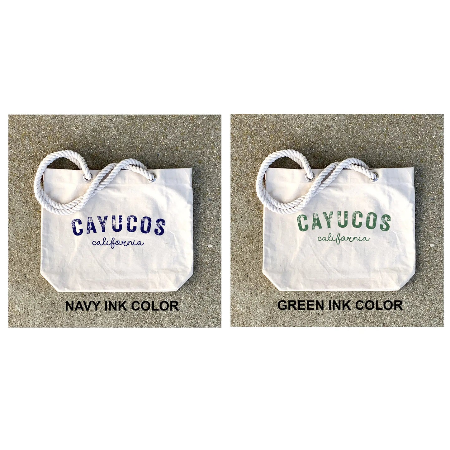 CAYUCOS CALIFORNIA TOTE BAG