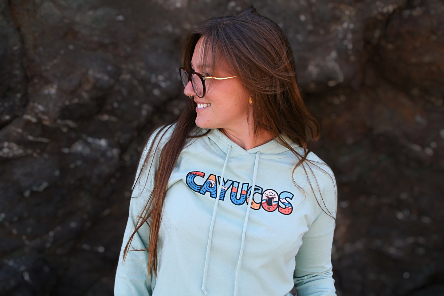 Cayucos Women's Long Sleeve Hooded T-Shirt