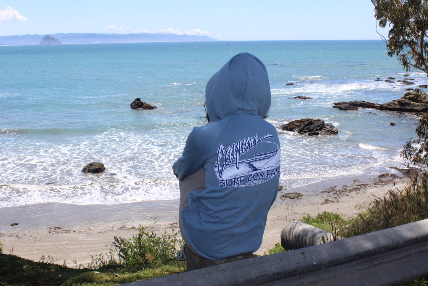 Cayucos Womens Old Pier Zip Up Hood
