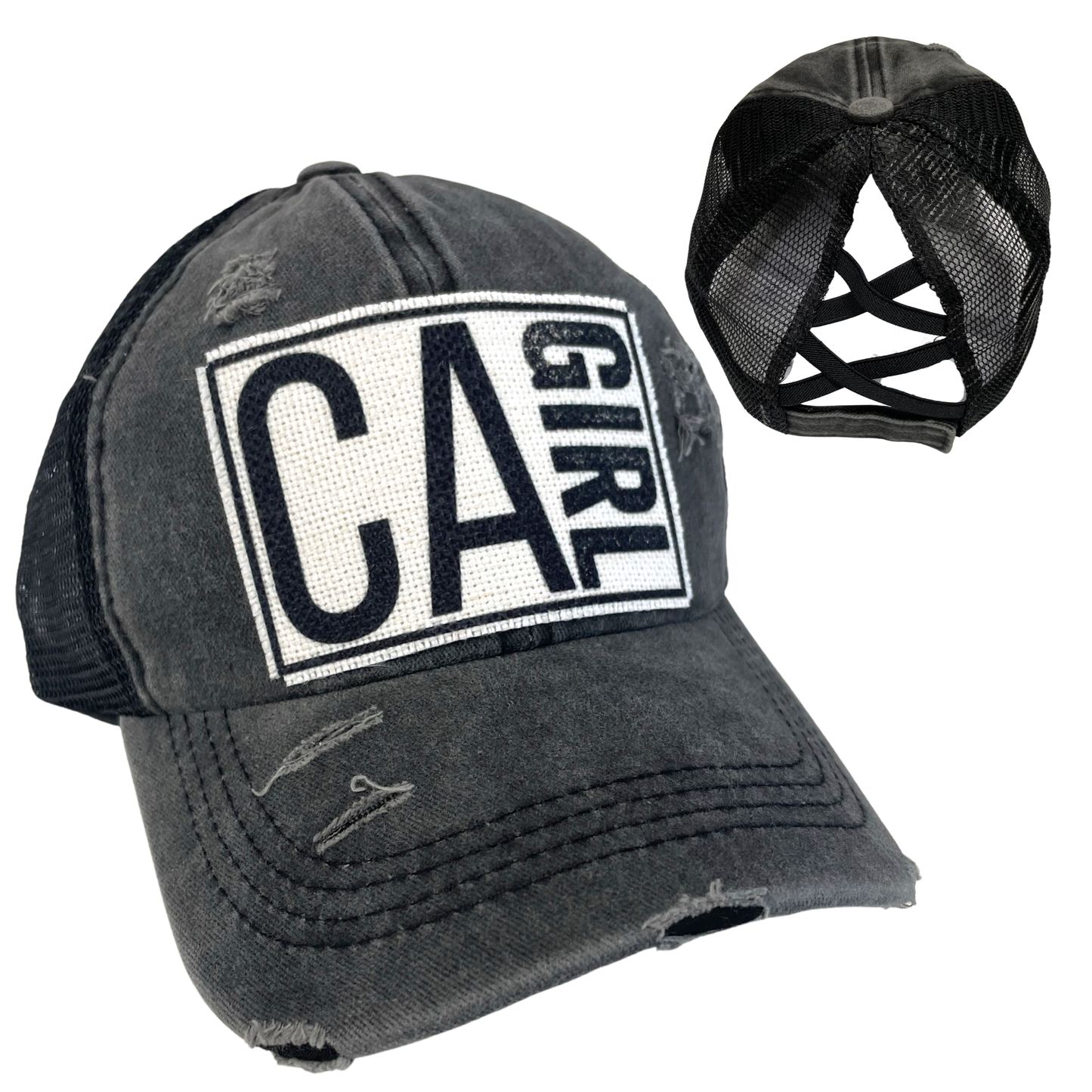 CALIFORNIA GIRL PONYTAIL AND UNISEX HATS