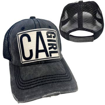 CALIFORNIA GIRL PONYTAIL AND UNISEX HATS