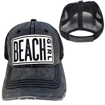 BEACH GIRL | WOMAN'S HAT | DISTRESSED