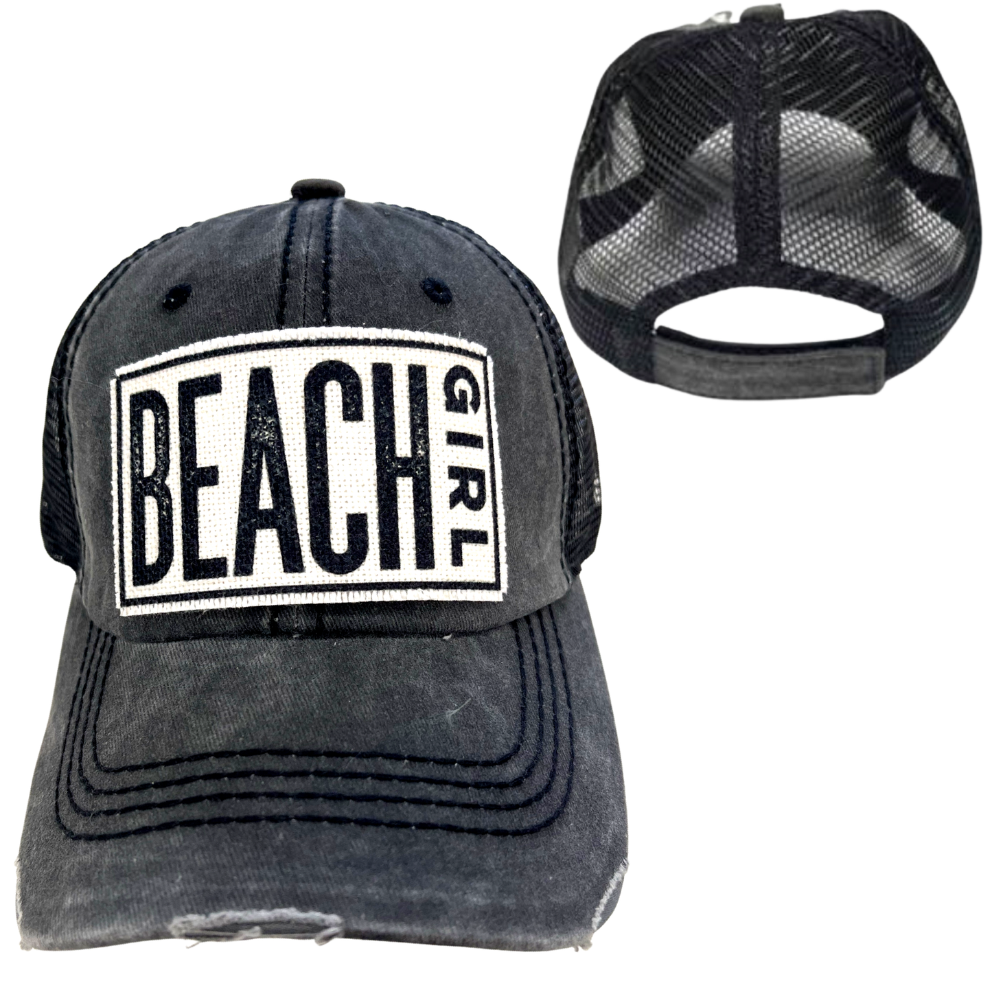 BEACH GIRL | WOMAN'S HAT | DISTRESSED