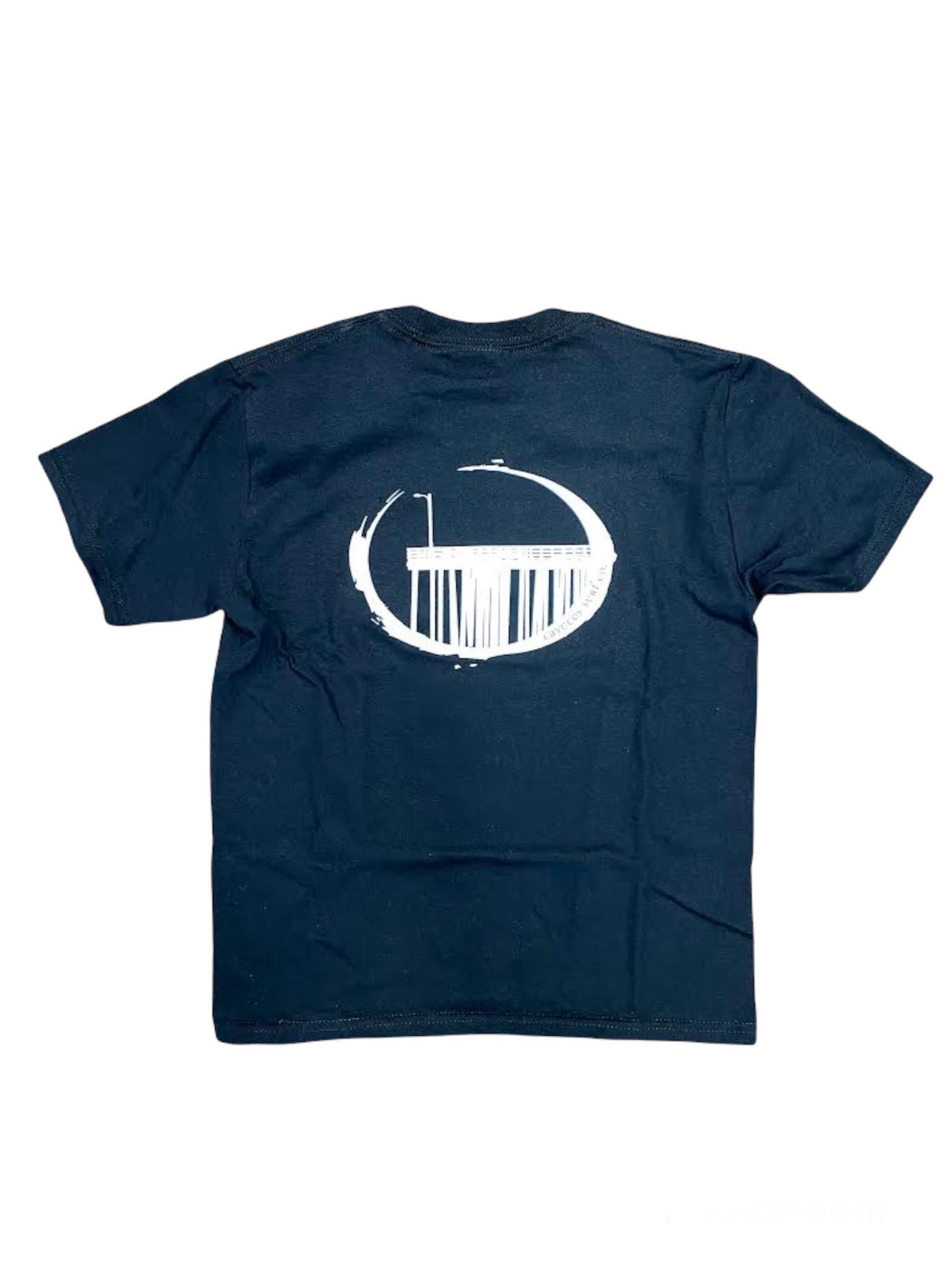 Cayucos Kids New/Old Pier Short Sleeve Tee