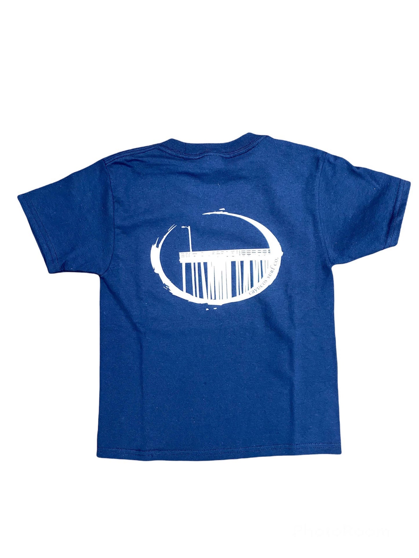 Cayucos Kids New/Old Pier Short Sleeve Tee