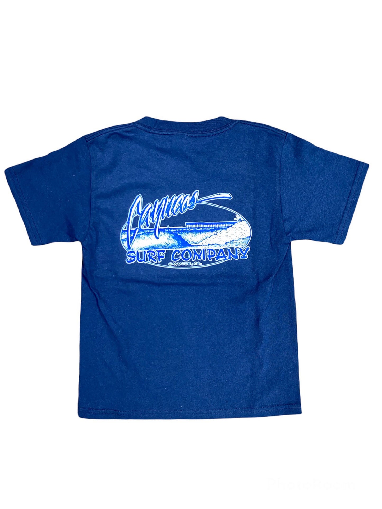Cayucos Kids New/Old Pier Short Sleeve Tee