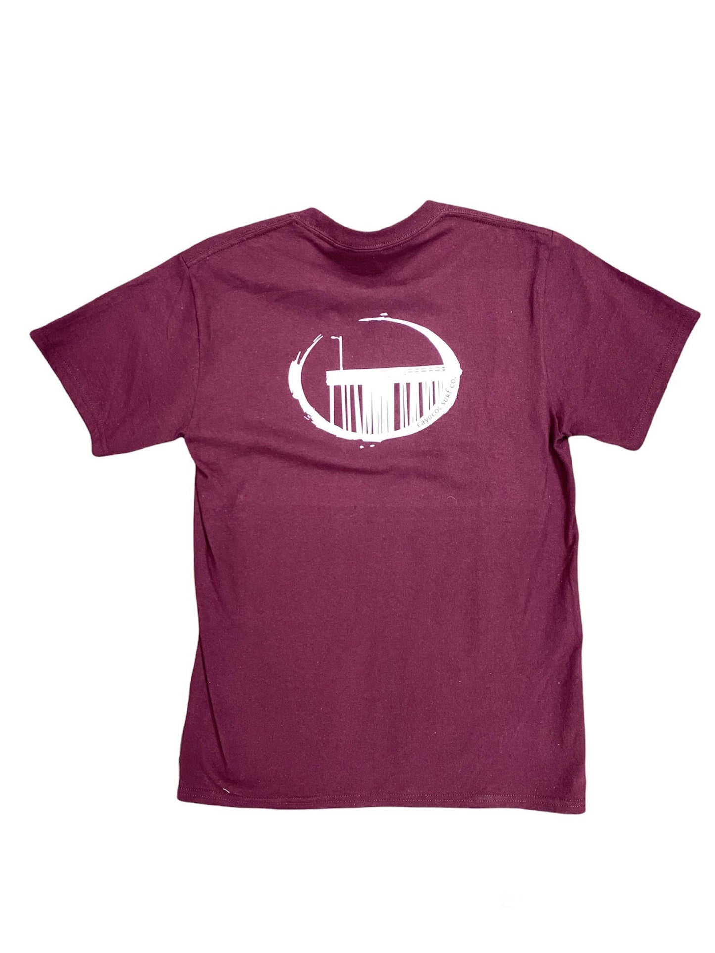 Cayucos Kids New/Old Pier Short Sleeve Tee