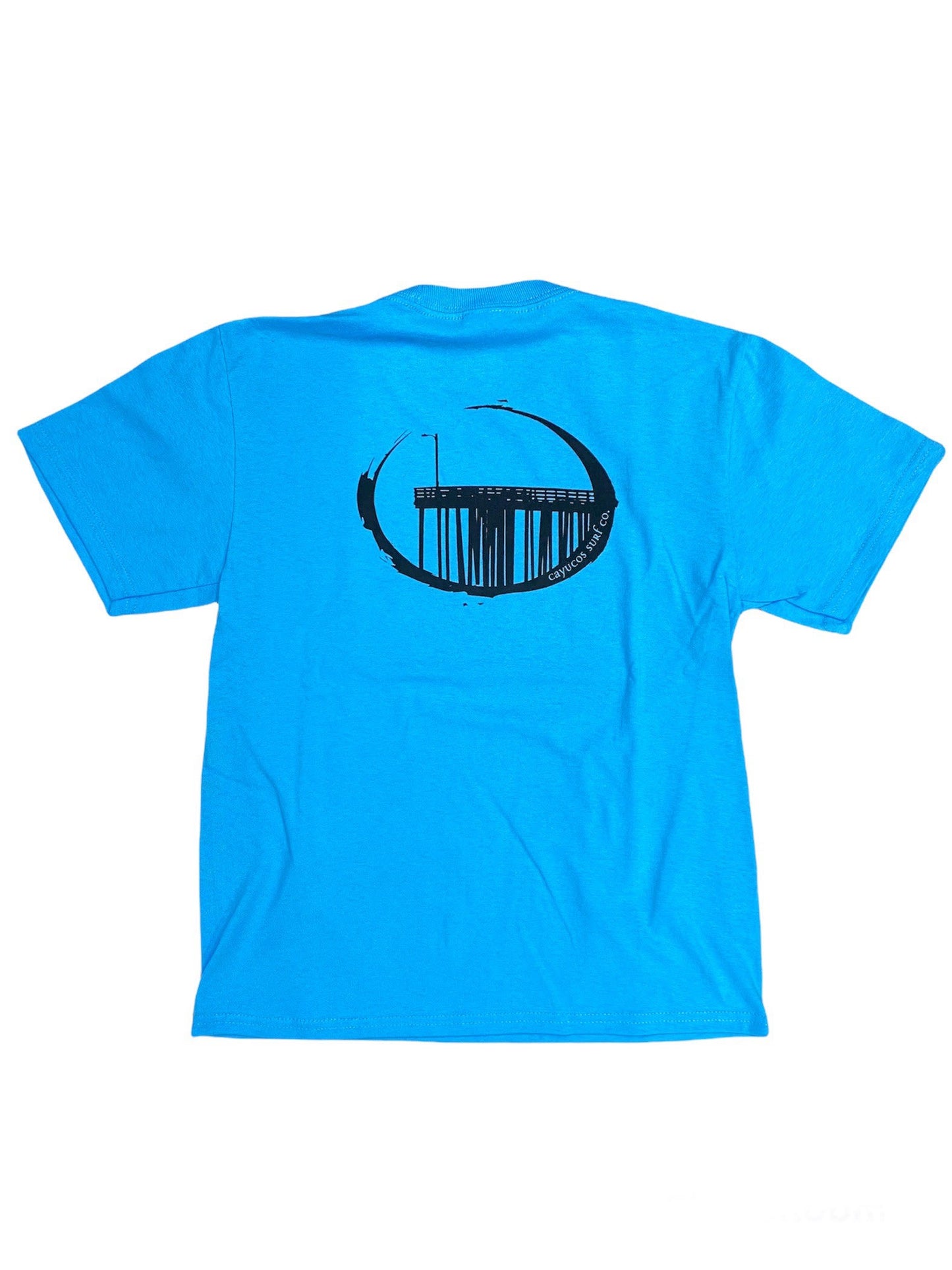 Cayucos Kids New/Old Pier Short Sleeve Tee