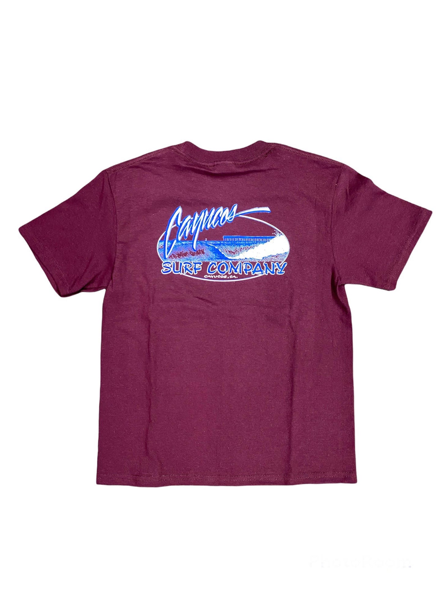 Cayucos Kids New/Old Pier Short Sleeve Tee
