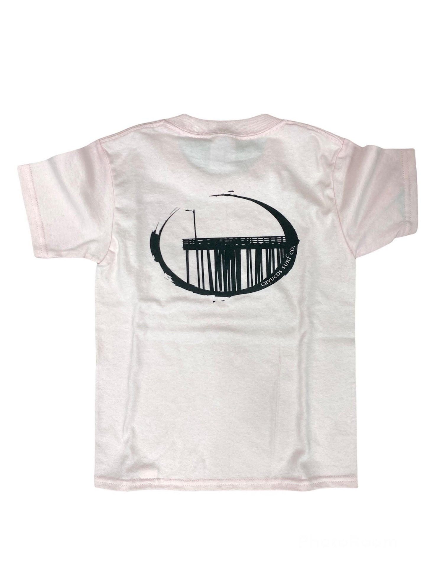 Cayucos Kids New/Old Pier Short Sleeve Tee
