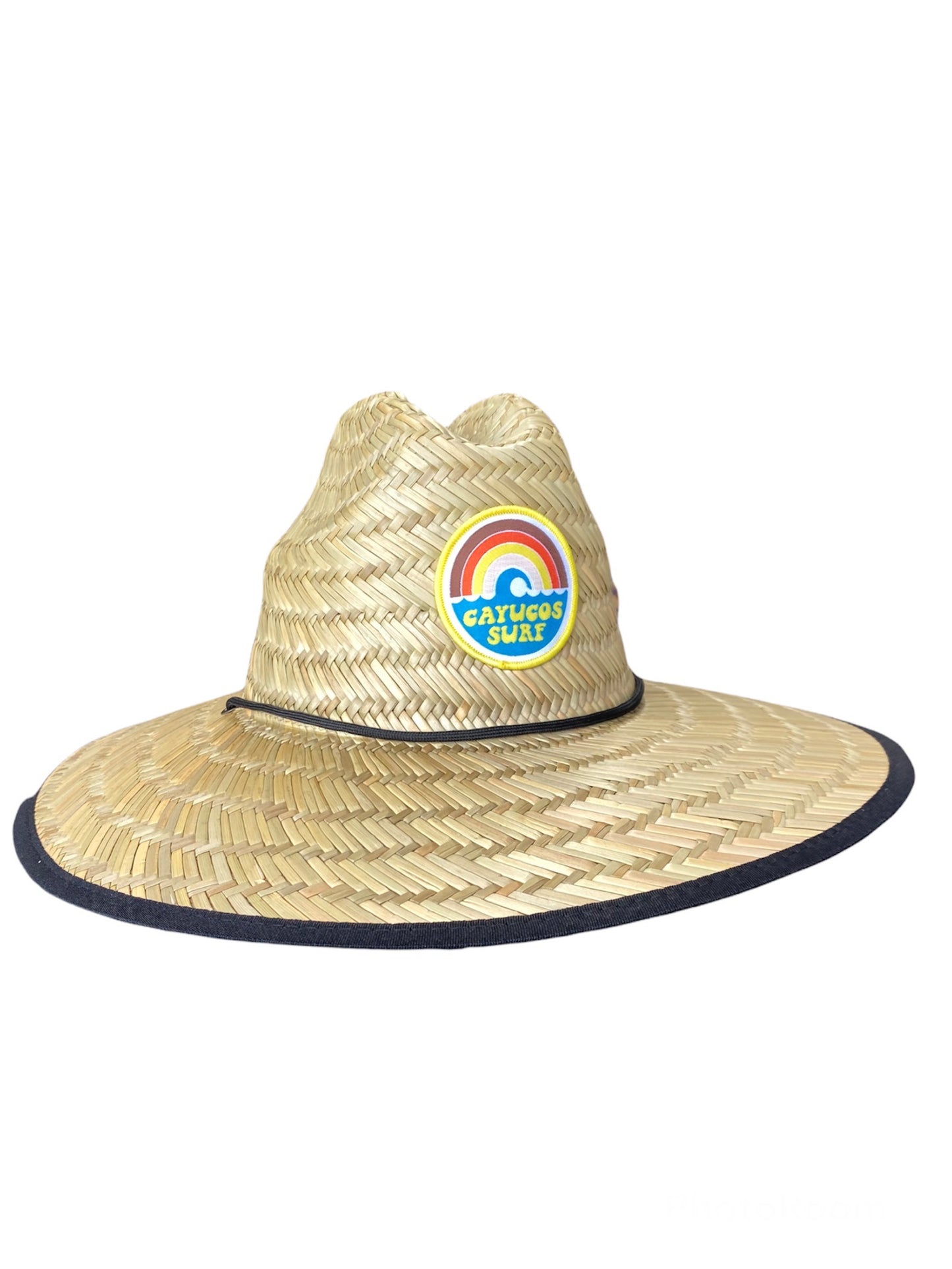 Cayucos Beach Life Straw Hat Patch