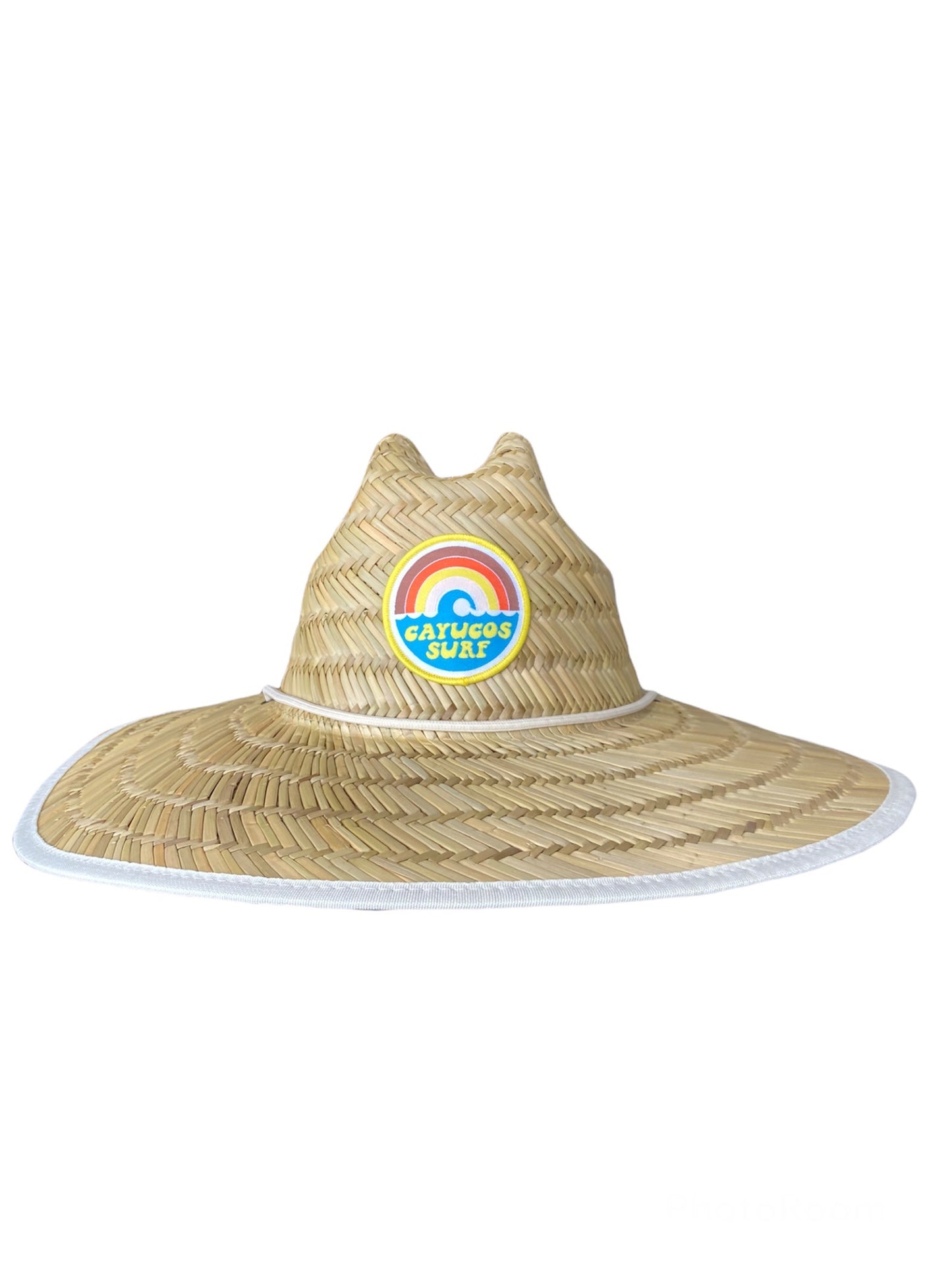 Cayucos Beach Life Straw Hat Patch