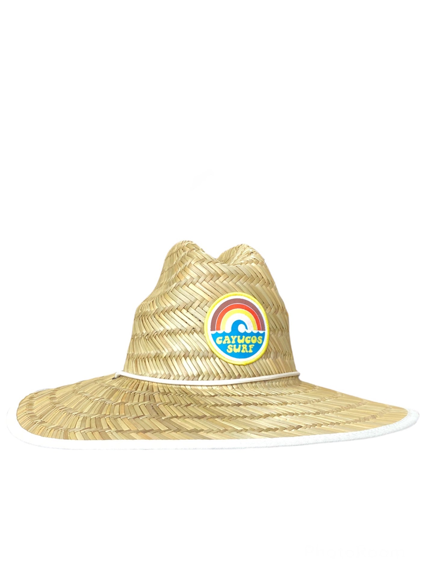 Cayucos Beach Life Straw Hat Patch