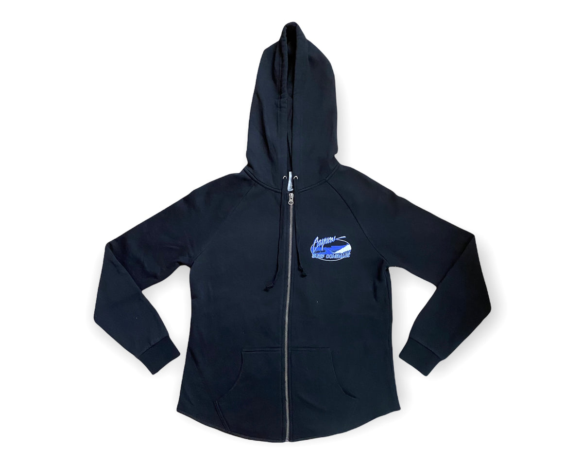 Cayucos Womens New/Old Pier Zip Up Hood Cayucos Surf Company