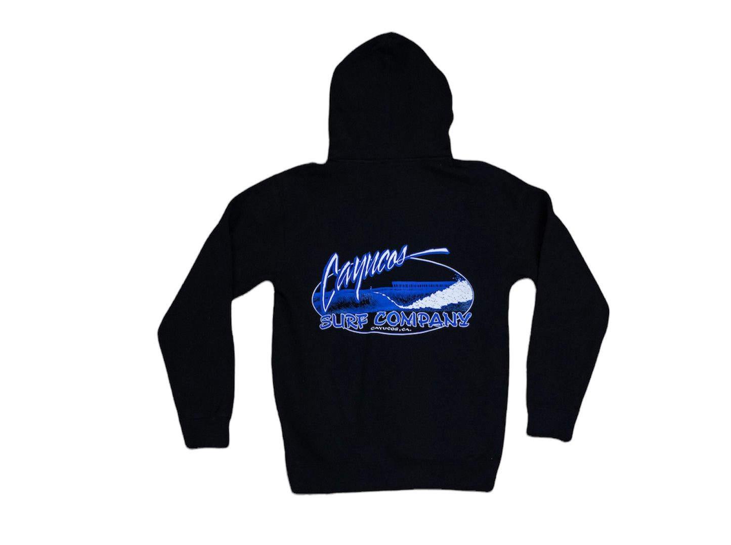 Cayucos Surf Old Pier Zip Up Hood