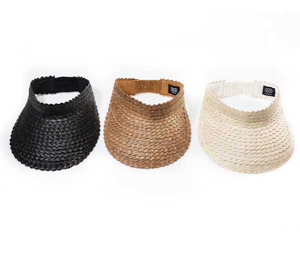 Playa Straw Visor: Cocoa