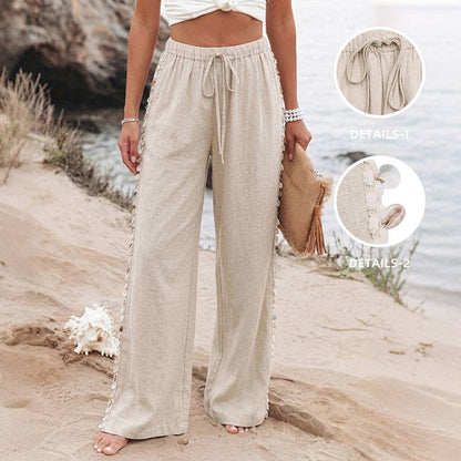Cayucos Surf Womens Beach Pants Khaki