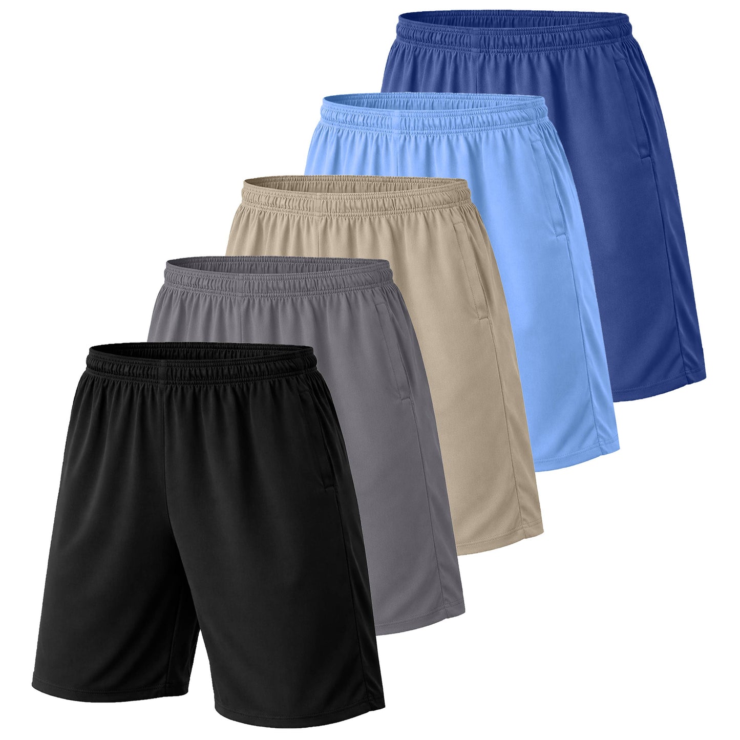 Men's Classic Poly Tech Lounge Shorts (S-3XL)