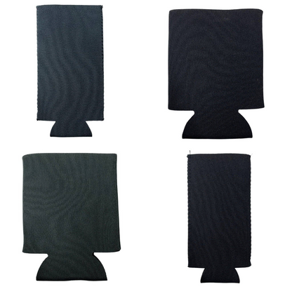 PERSONALIZED CAN KOOZIE: Black / Slim