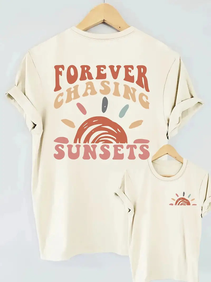 Sunset Print T-shirt