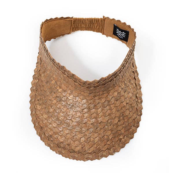 Playa Straw Visor: Cocoa