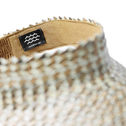 Playa Straw Visor: Cocoa