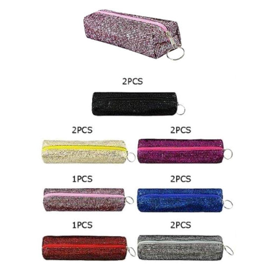 Glittered Pencil Cases