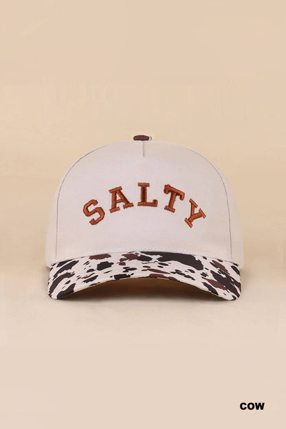 Salty Two-tone Canvas Cotton Cap