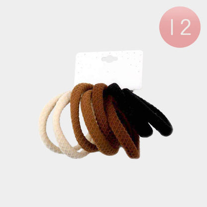 Classic Elastic Hairband Set