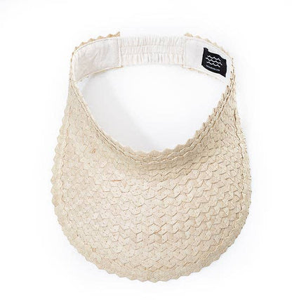 Playa Straw Visor: Cocoa