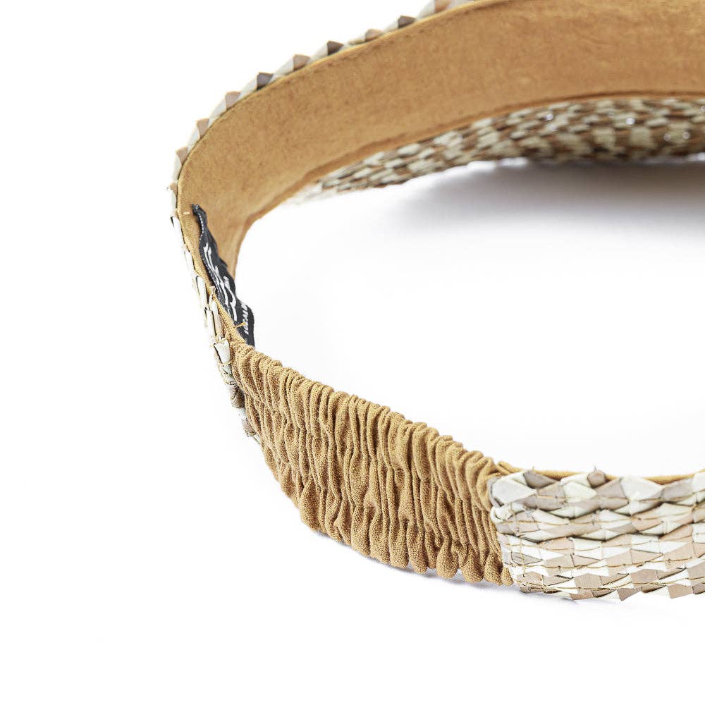 Playa Straw Visor: Cocoa
