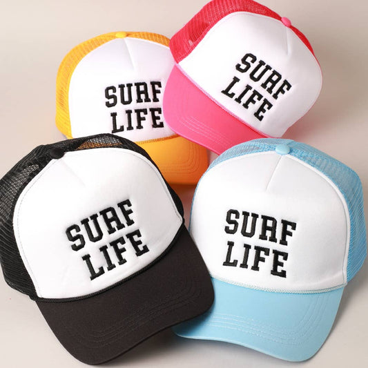 SURF LIFE Foam Trucker Cap: ONE SIZE / FUCH