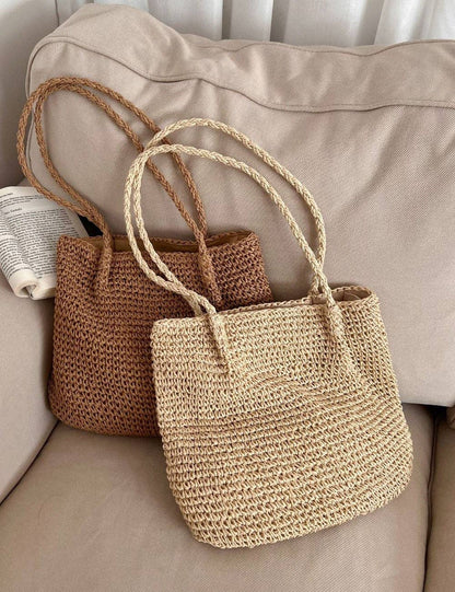 Simple Large Capacity Casual Shoulder Bag MK2BLW6W10BBG786
