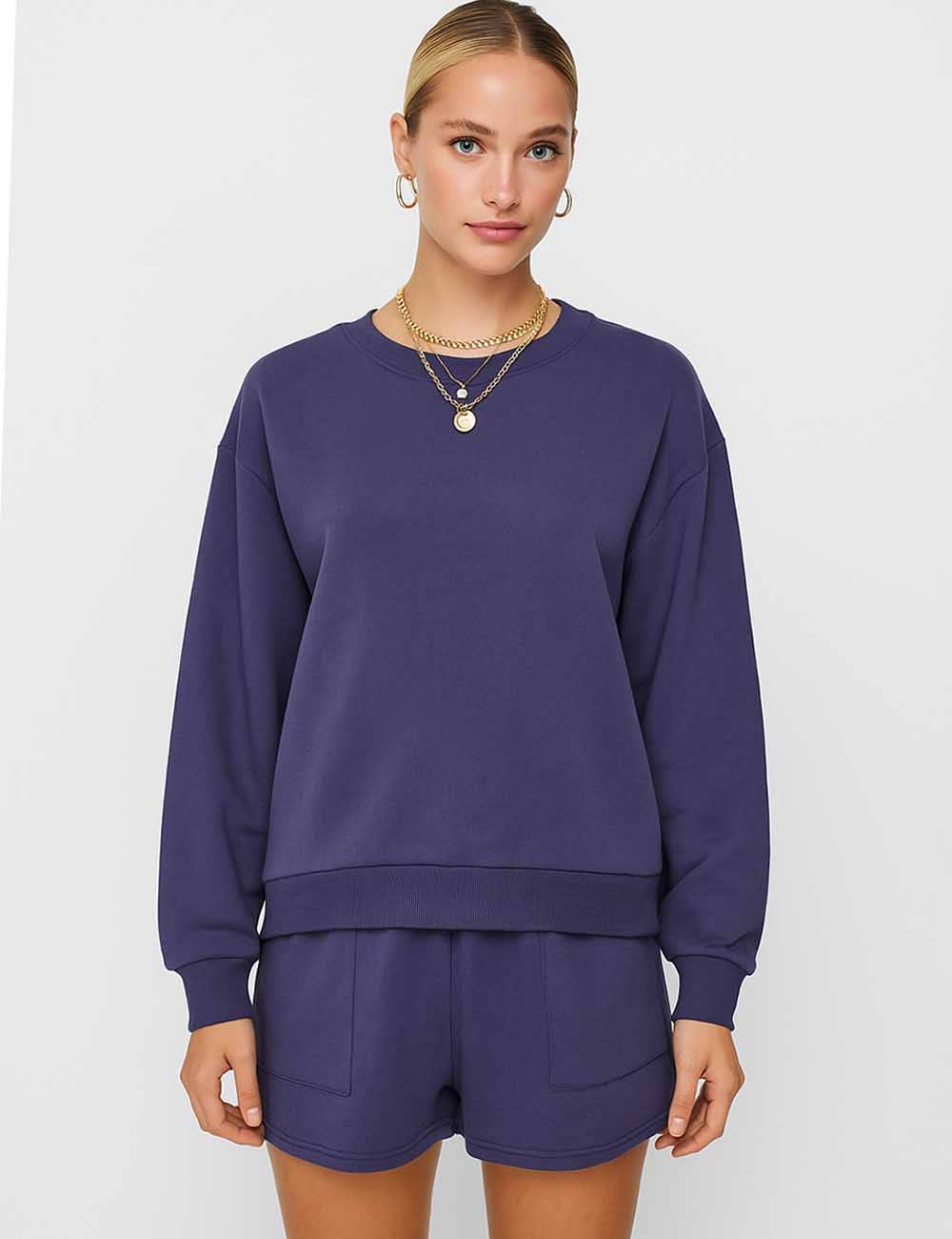 Cayucos Surf Print Ladies Sweatshirts & Shorts