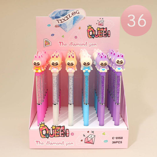 Monster Bunny Top Queen Diamond Ball Pens