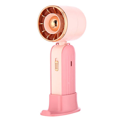 Light Up Phone Stand Portable Handheld Mini Fan