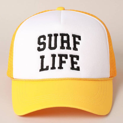 SURF LIFE Foam Trucker Cap: ONE SIZE / BLUE