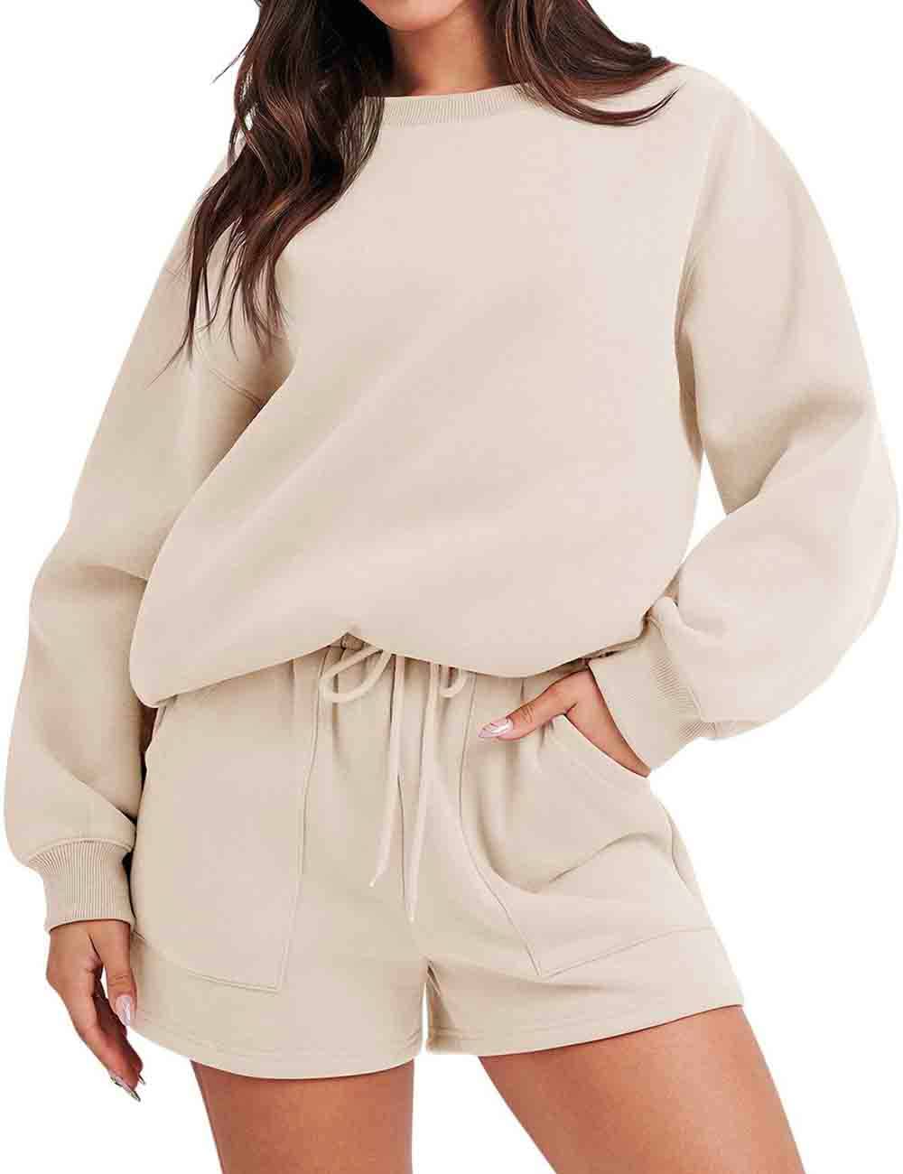 Cayucos Surf Print Ladies Sweatshirts & Shorts