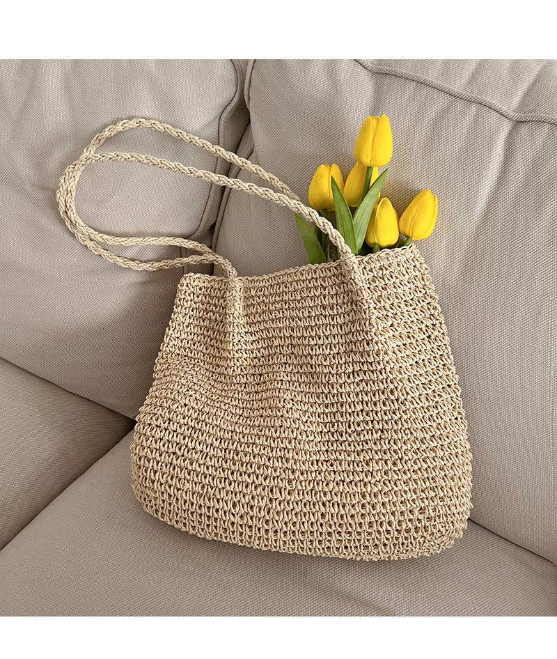Simple Large Capacity Casual Shoulder Bag MK2BLW6W10BBG786